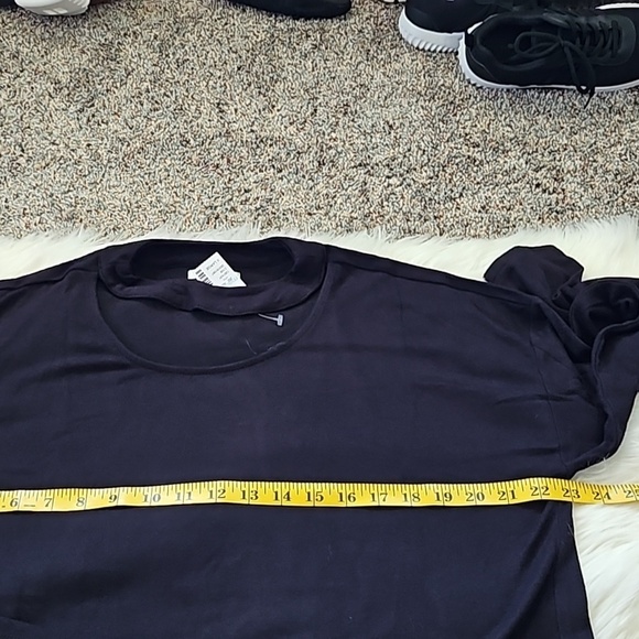 Maurices Black Solid Cut Out Mock Neck Long Sleeve Top NWT - Picture 10 of 10